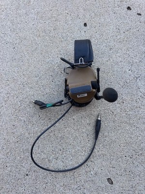 Peltor ComTac III Dual Comm FDE Headset w/ Gelcups & Standard Plug