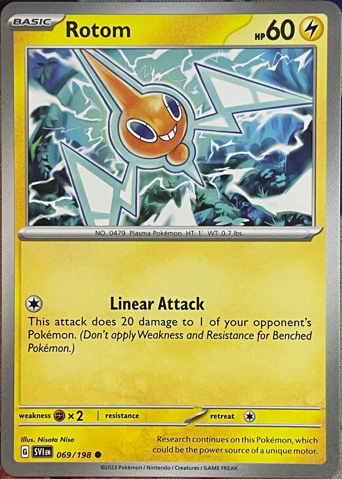 Rotom - 069/198 - Scarlet & Violet Base Pokemon 2023