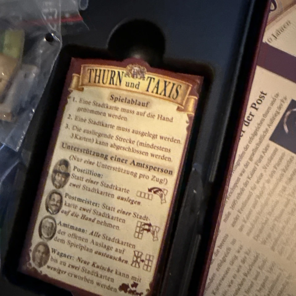 Thurn and Taxis Board Game Rio Grande Games Hans IM Glück Complete 2006 Seyfarth - Image 3 of 4