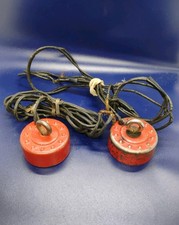 Gilbert Erector Set Part MJ Red Painted Steel Electromagnet Lot of 2 For Repair