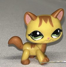 C2 HASBRO  LPS  ORIGINAL LITTLE PETSHOP PET SHOP CHAT CAT MAINE COON   # 1137