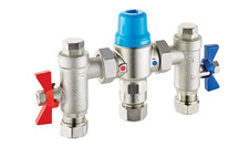 Saracen 171626 TMV2/3 15mm 4 in 1 Thermostatic Mixing Valve - NEW FREE DELIVERY