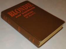 1944 "BLONDIE AND DAGWOOD'S ADVENTURE IN MAGIC" by Chic Young, Whitman, HC, 1st