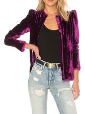 LoveShackFancy Womens Velvet Sienna Jacket 6 ...