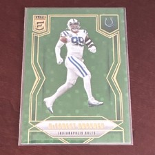 Panini Donruss Elite DeForest Buckner #46 Green Disco Indianapolis Colts 2025 