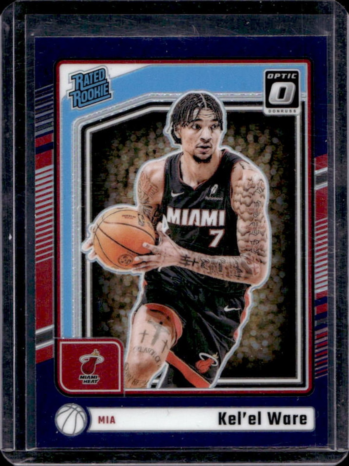 2024-25 Donruss Optic Kel'el Ware Rated Rookie Purple Rookie RC #280 Heat