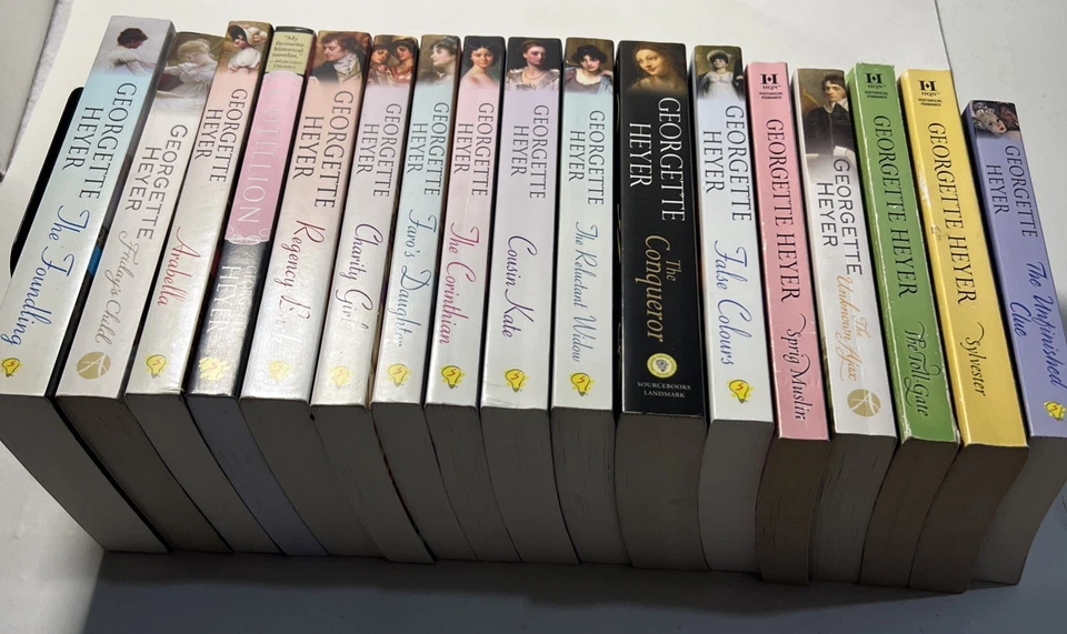 Lot of 17 Georgette Heyer Historical & Regency Romance Novels Paperback VG — 第 2/4 张图片