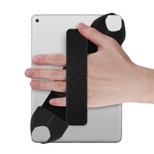 Fintie Universal Tablet Hand Strap Holder, 360 Degrees Swivel PU Black