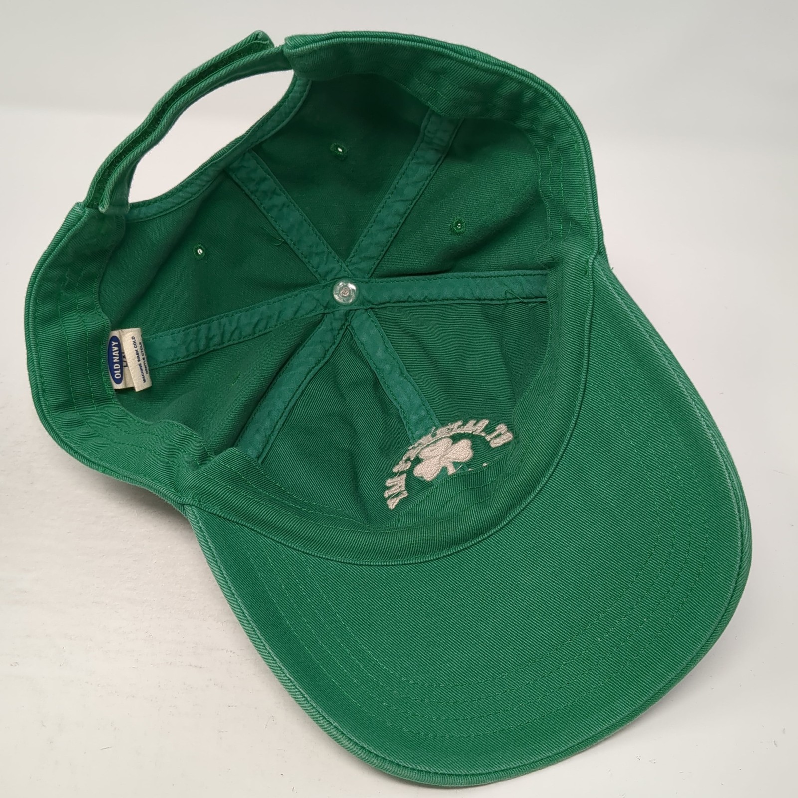 St. Patrick's Day Strapback Hat Solid Green XL Em… - image 7