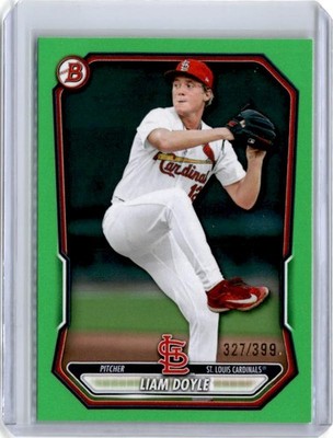 2026 Bowman Baseball #BP-10 Liam Doyle Paper Lime Green /399