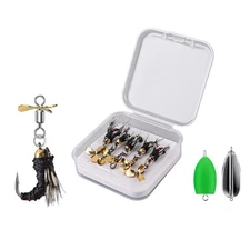 Dynamic Fly Fishing Bait Set 5pcs for Targeting Different Fish Species