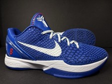 Nike Kobe 6 Protro Dodgers Blue White Red Basketball Shoes CW2190-400 Mens Sz 9