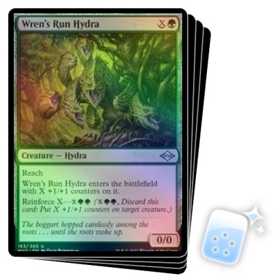 FOIL WREN'S RUN HYDRA X4 Modern Horizons 2 Magic MTG MINT CARD