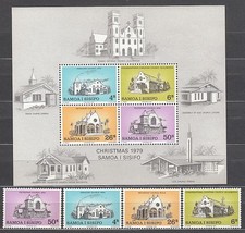 Samoa - Courrier Yvert 456/9+H.20 ** Mnh Noël