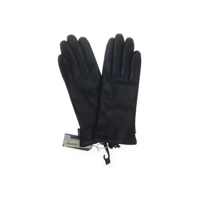 Viski, Lederhandschuhe, Größe: 5 1/2, Leder/Polyamid/Wolle, Schwarz, Damen #wwE