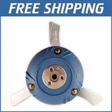 Durable Metal Blade Trimmer Head for Gas & Battery Weed Wackers - Easy Install