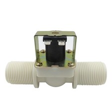 GREDIA 1" DC 12V Solenoid Valve N/C Normally Closed Water Inlet Flow Switch
