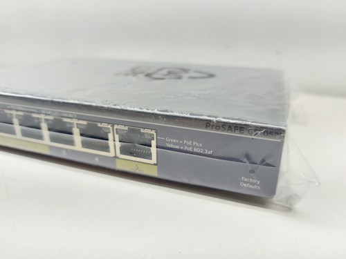 Netgear ProSAFE Plus Switch, 5 Gigabit Ports w/ PoE Pass Through GS105PE - Picture 3 of 5