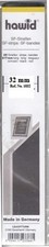 25 Hawid Stamp Black Mount Strips 32mm For Medium Sized Commemorative Issues NEW