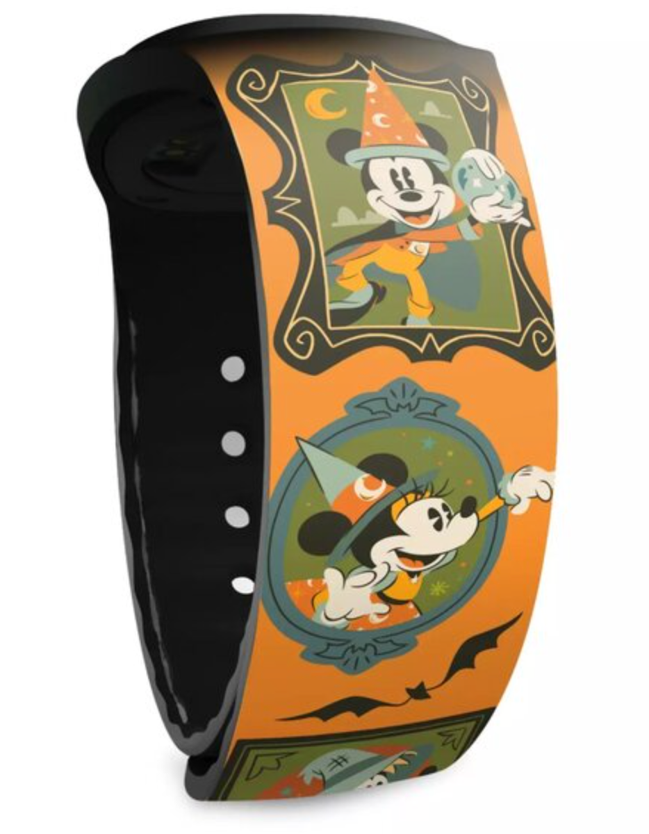 New Disney Parks Halloween Mickey Minnie Orange MagicBand+ Magic