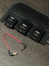 R DE Rode Wireless Go II Dual Channel Wireless Microphone Audio System Pod Cast