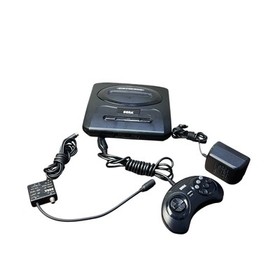 Sega Genesis Model 2 MK-1631 Console w Controller, RF & Power + 5 Games TESTED