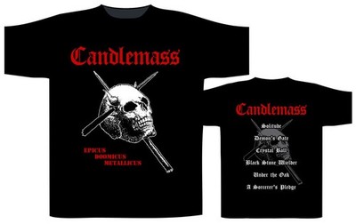 Candlemass - Epicus Doomicus Metalicus Band T-Shirt Official Merch