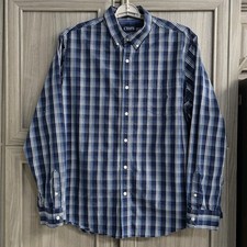 Chaps Ralph Lauren Multicolor Plaid Dress Shirt Sz 2XL Button Down XXL 