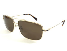 Polaroid Sunglasses PLD6107/S/X J6GSP Gold Rectangle w/ Brown Polarized Lenses