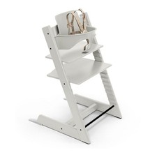 Chair Stokke Tripp Trapp 2 White Adjustable Ergonomic Baby Set 6-36 High Harness