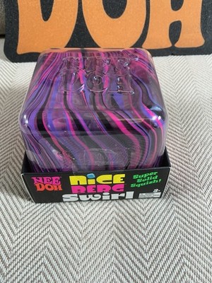Needoh Nice Berg Swirl Lila Original Kostenloser UK Versand