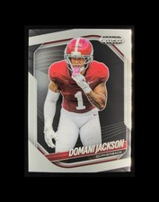 Domani Jackson 2025 Panini Prizm Black #151 Base Alabama CB Prospect