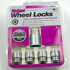 Mcgard M12x1.25 Wheel Locks Chrome Steel Dual Hex Key 24154 Automotive