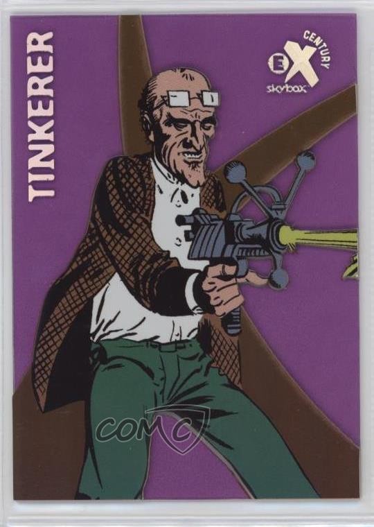 2017 Fleer Ultra Marvel Spider-Man EX Century And Now Purple 17/41 Tinkerer 2oz