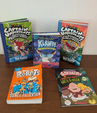Captain Underpants House of Robots Klawde Kids Chapter Book Lot of 5