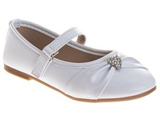 Girls Elegant Mary Jane Flats Classic Glitter Flower Styles Stylish Ballet Dr...