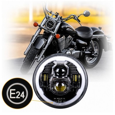 Scheinwerfer LED für Harley Davidson 7 Zoll Universal E-Prüfzeichen