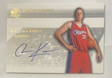 2003-04 SP Authentic Chris Kaman RC Auto SP Signatures Insert #CK-A