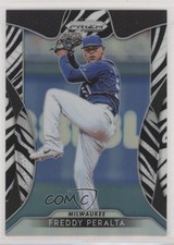 2019 Panini Prizm Tier II Zebra Prizm 48/99 Freddy Peralta #133 1u6