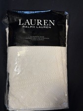 Lauren Ralph Polo Willa Hemstitched Euro Sham Pillow Case Cover NEW