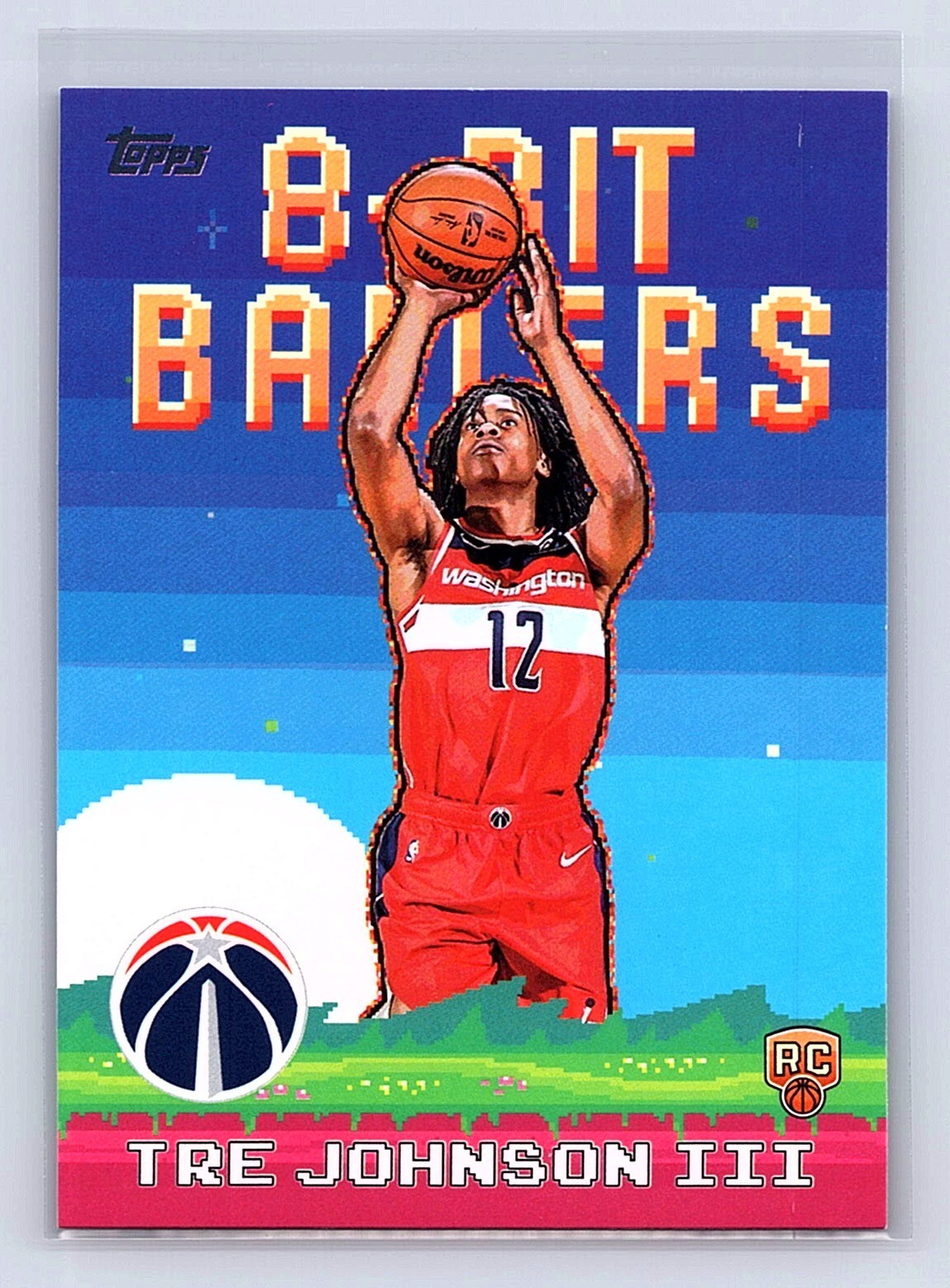 2025-26 Topps 8-Bit Ballers Tre Johnson #8B-36 (RC)