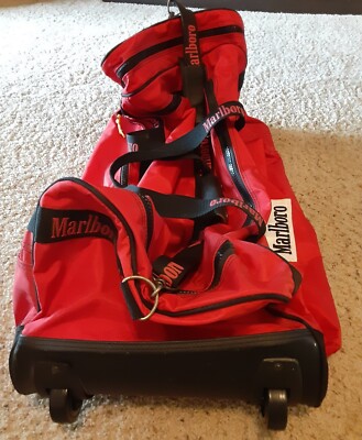 モロー　MORROW スノーボード　ダッフルバッグ　ギアバック　ヴィンテージ Marlboro Gear Rolling Bag With Wheels Luggage Duffel Vintage 90s