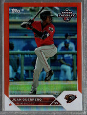 2023 Topps Pro Debut Orange Foil #PD158 Juan Guerrero /25 