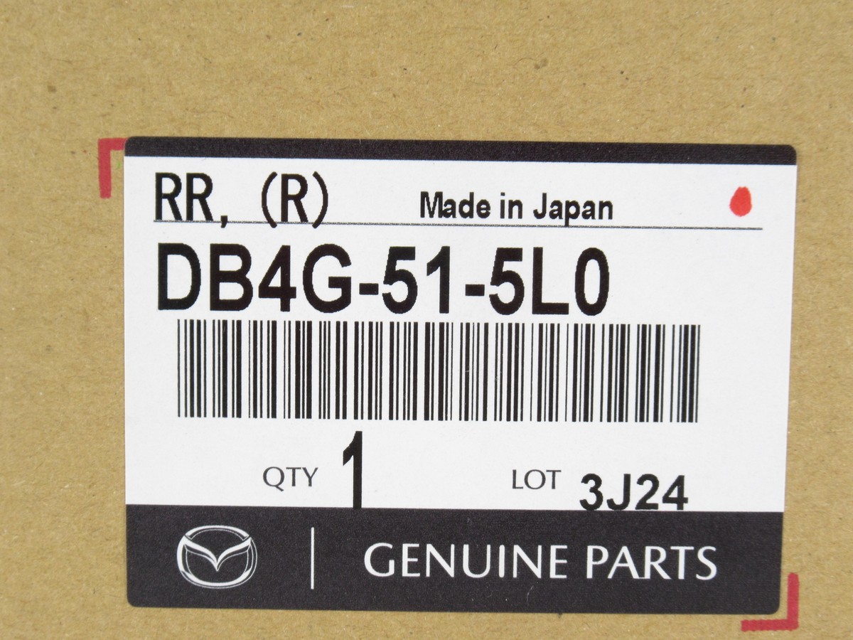 OEM 2016-2019 Mazda Cx3 Sport Passenger SD Rear Reflex Reflector