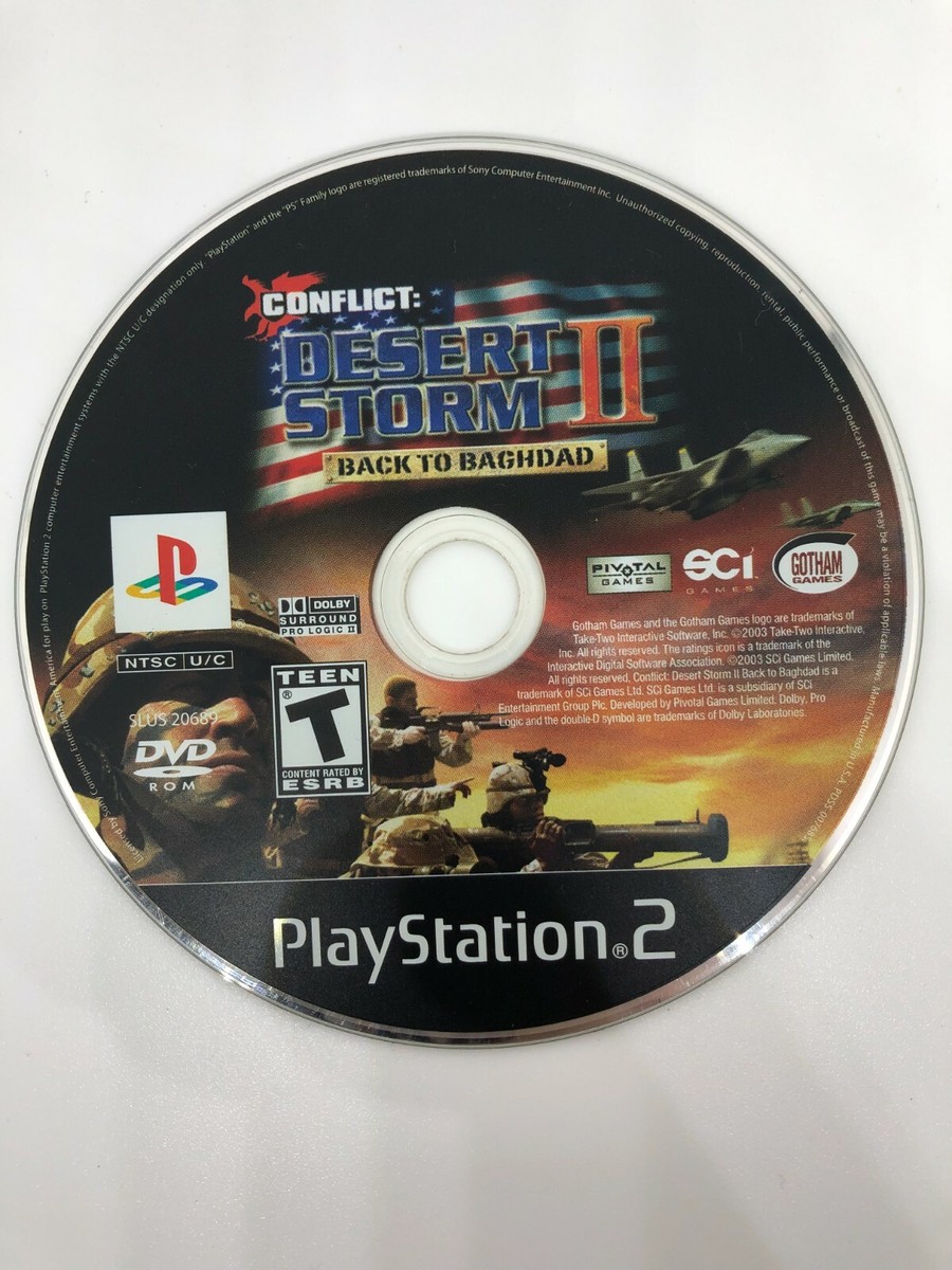 JEU PS2 CONFLICT: DESERT STORM II - Cash express