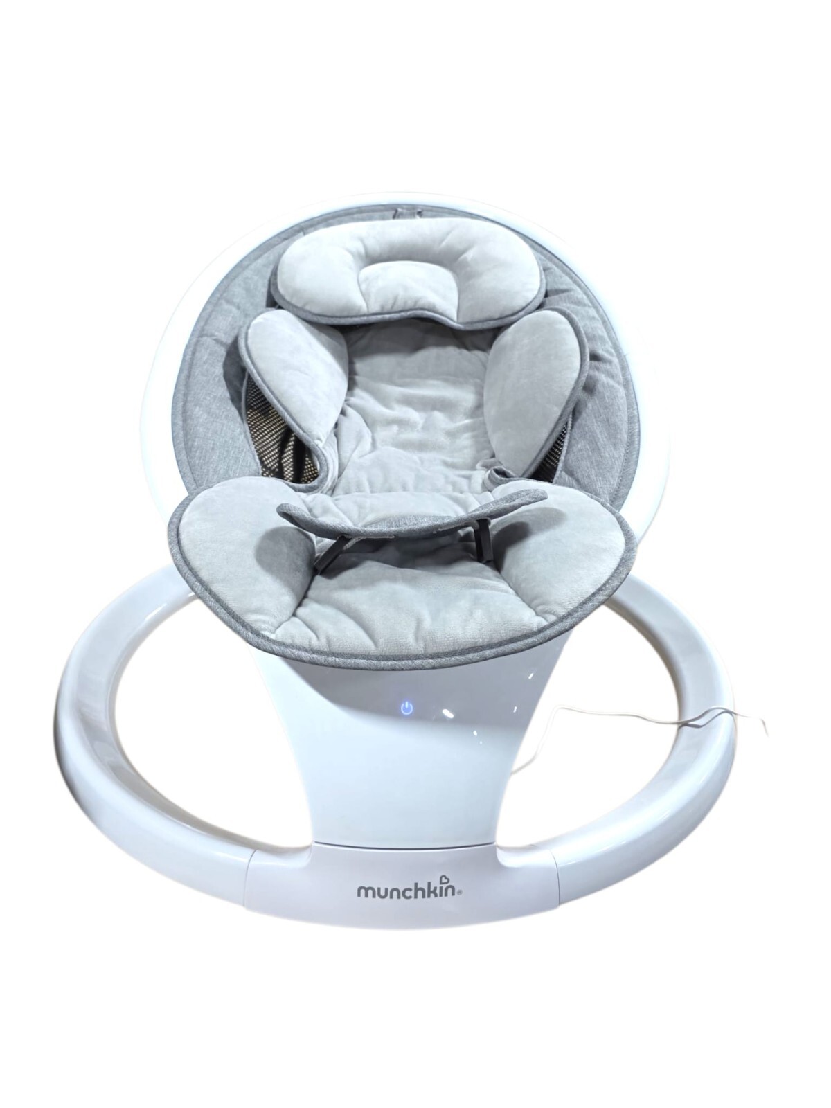 Munchkin® Bluetooth Enabled Infant Baby Swing,5 Ranges of Motion, White, Unisex