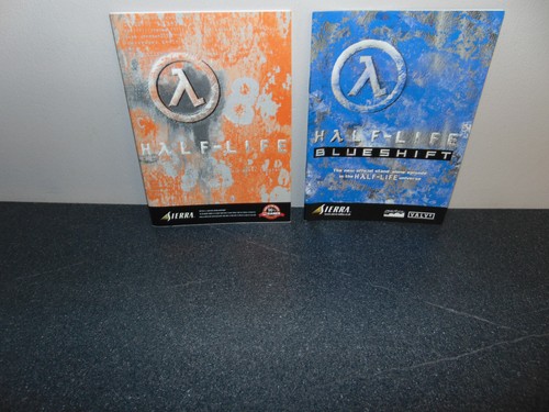 Half-Life & Half-Life Blueshift - PC Big Box Sierra *INSTRUCTIONS/MANUAL ONLY* - Picture 1 of 10