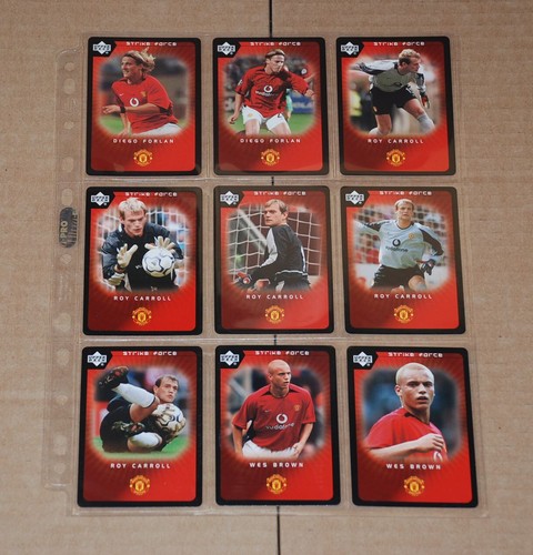 Upper Deck Manchester United 2003 Strike Force - Kompletny pełny zestaw kart podstawowych - Zdjęcie 9 z 13