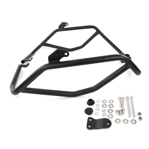 Ajuste para Kawasaki KLR650 2022-2024 barras de choque protector de tanque protección del motor negro - Imagen 12 de 21