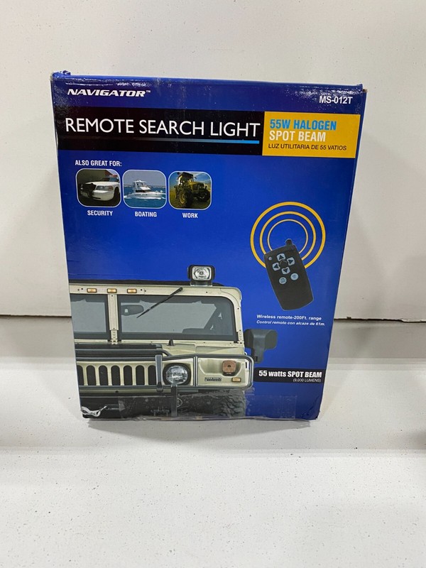 MS-012T 1000 LME Remote Search Light Powerful 55 watt 1000 lumen spot beam